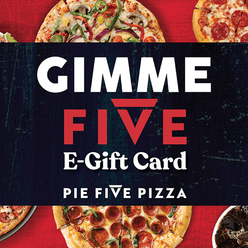 Pie Five Gift Card 2